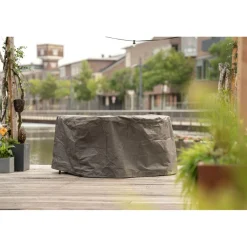 Winza Outdoor Covers Premium tuinset hoes ø 200 x 85 cm grey< Tuinmeubelhoezen
