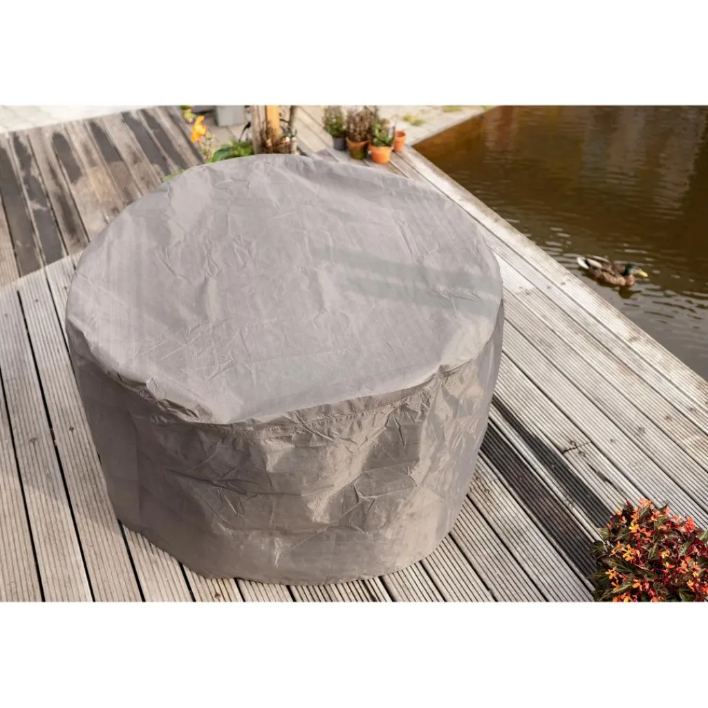 Winza Outdoor Covers Premium tuinset hoes ø 200 x 85 cm grey< Tuinmeubelhoezen