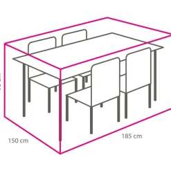 Winza Outdoor Covers Premium tuinset hoes M 185 x 150 x 95< Tuinmeubelhoezen