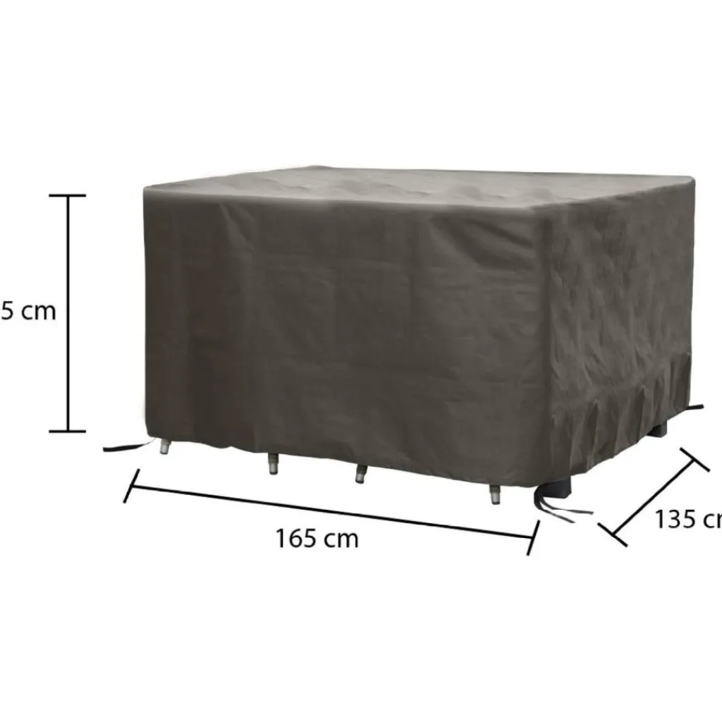 Winza Outdoor Covers Premium tuinset hoes S 165 x 135 x 95 cm grey< Tuinmeubelhoezen