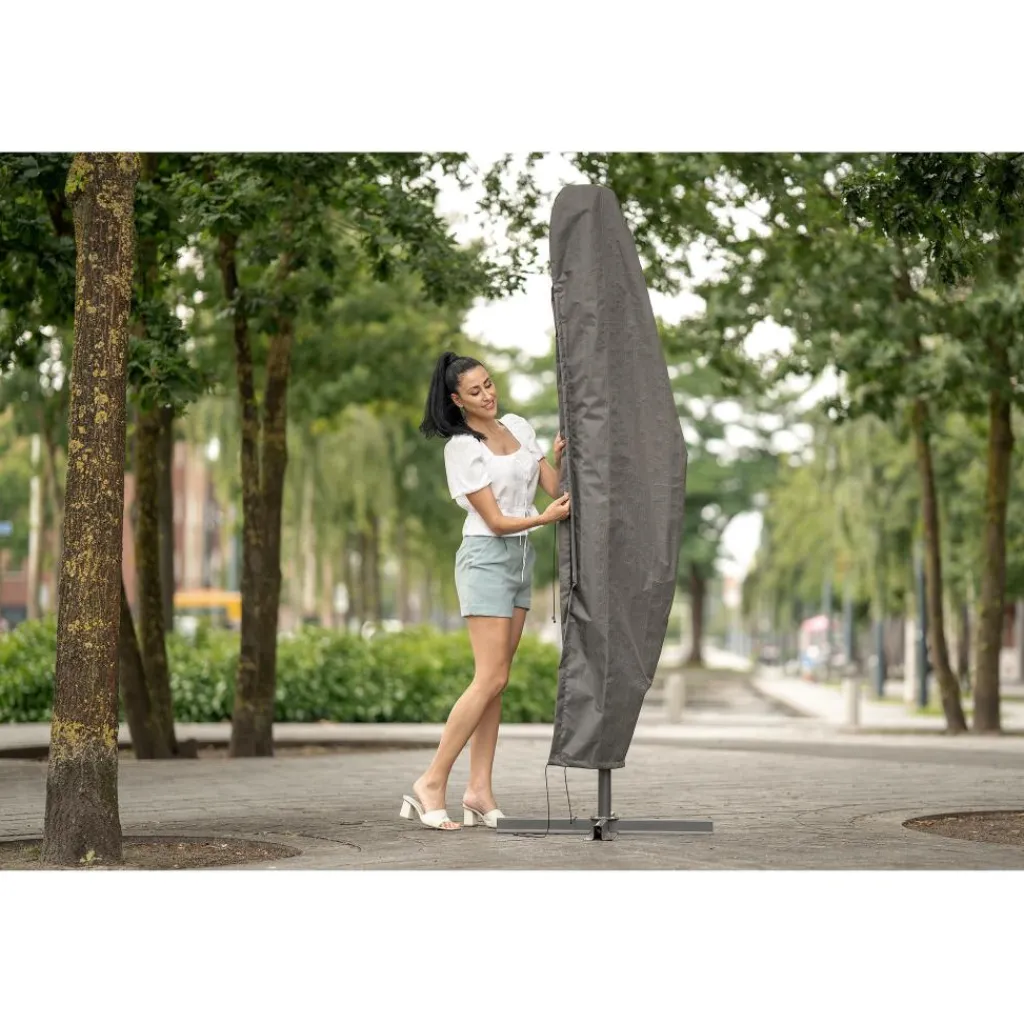 Winza Outdoor Covers Premium parasolhoes 260 x 86 antraciet< Tuinmeubelhoezen