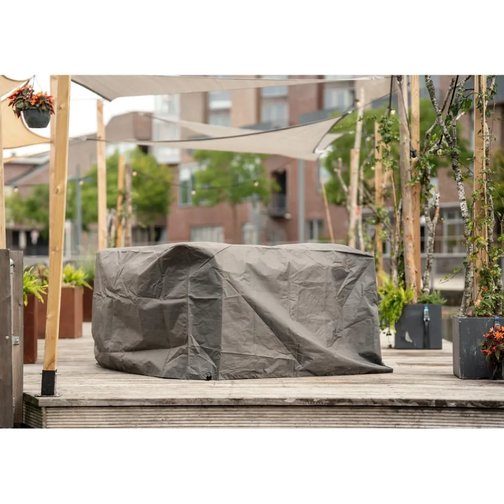 Winza Outdoor Covers Premium tuinset hoes 225 x 150 x 95 cm grey< Tuinmeubelhoezen