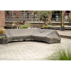 Tuinmeubelhoezen-Winza Outdoor Covers Premium loungeset hoes 295 x 295 x 94 grijs
