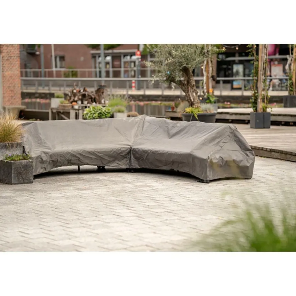 Tuinmeubelhoezen-Winza Outdoor Covers Premium loungeset hoes 295 x 295 x 94 grijs