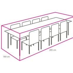 Tuinmeubelhoezen-Winza Outdoor Covers Premium tuinset hoes XL 285 x 180 x 95