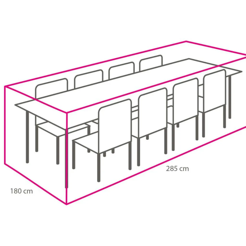 Tuinmeubelhoezen-Winza Outdoor Covers Premium tuinset hoes XL 285 x 180 x 95