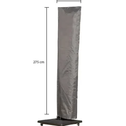 Tuinmeubelhoezen-Winza Outdoor Covers Premium parasolhoes 275 x 70 antraciet
