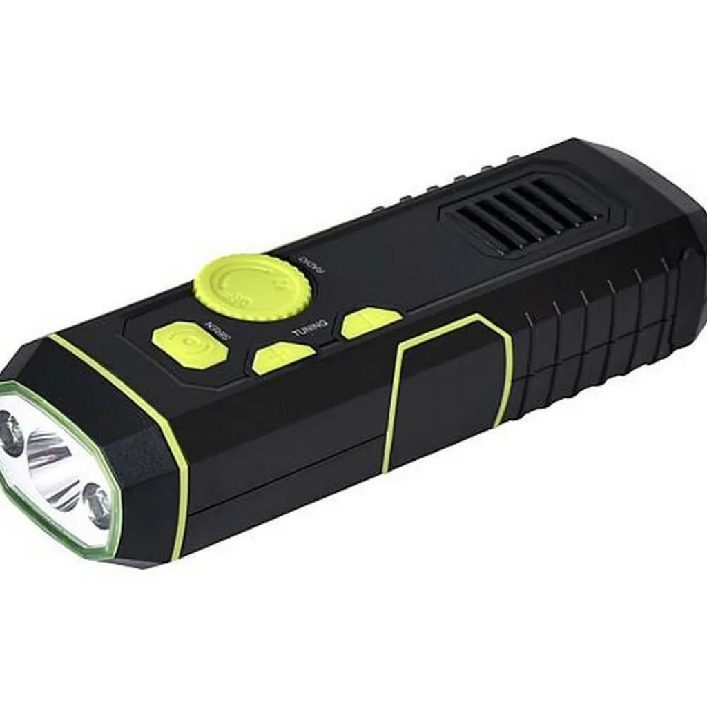 Xcell Opwindbare Radiolight zaklamp met FM-radio< Audio & Video