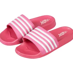 XQ 000125994005 slippers dames fuchsia white< Badslippers|Slippers
