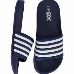 XQ 000133894006 slippers junior kobalt blue white< Badslippers|Slippers