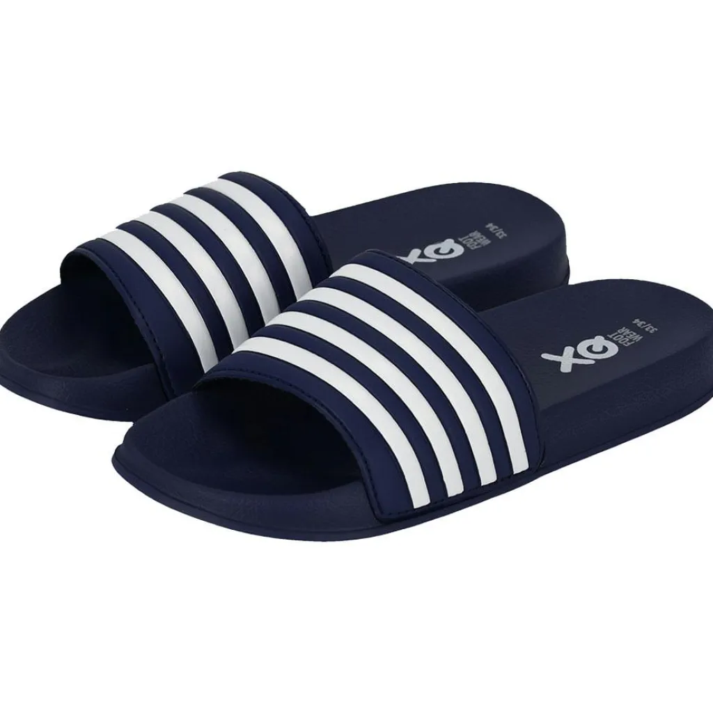 XQ 000133894006 slippers junior navy white< Badslippers|Slippers