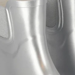 Regenkleding & -Laarzen-XQ Chelsea regenlaarzen dames silver metallic