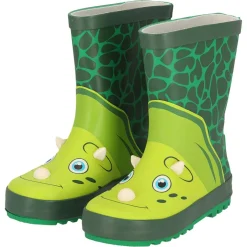 Regenkleding & -Laarzen-XQ Dino regenlaarzen junior green