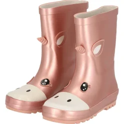Regenkleding & -Laarzen-XQ Unicorn regenlaarzen junior pink