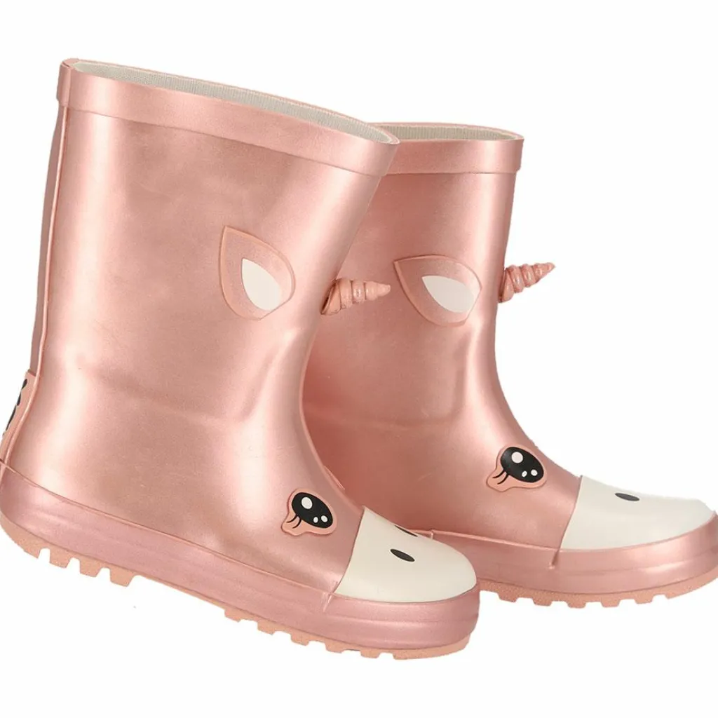 Regenkleding & -Laarzen-XQ Unicorn regenlaarzen junior pink