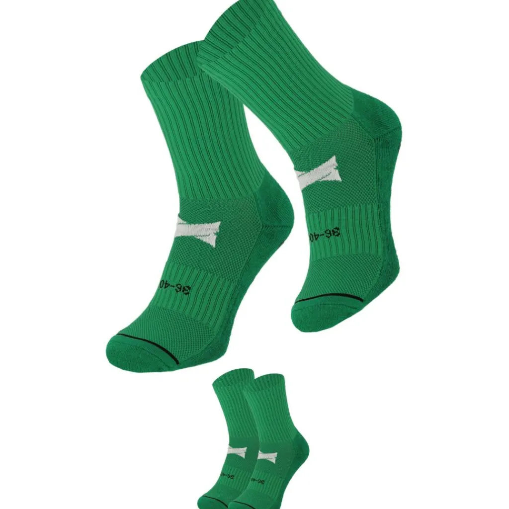 Xtreme Sockswear Grip voetbalsokken green 2-pack< Voetbalkleding
