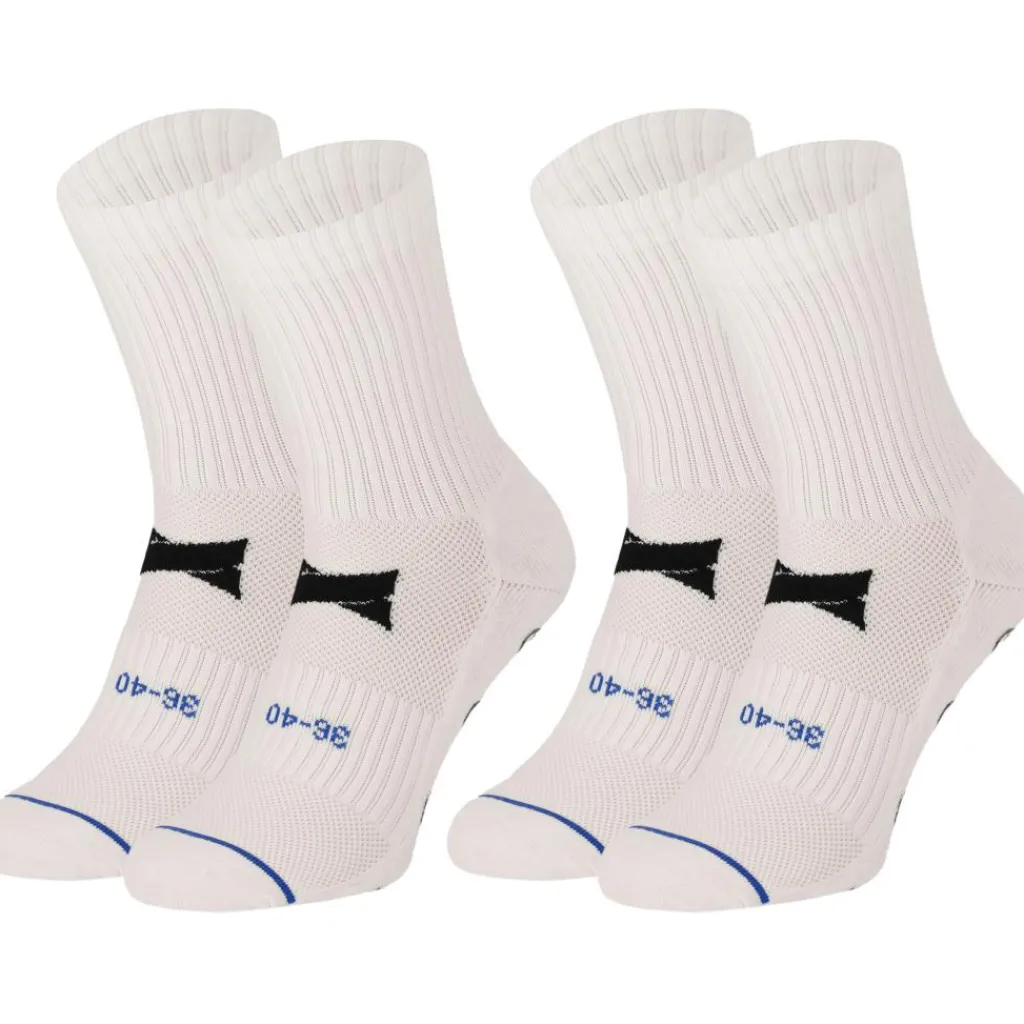 Xtreme Sockswear Grip voetbalsokken white 2-pack< Voetbalkleding