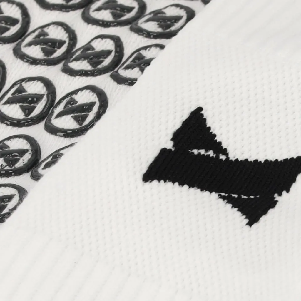 Xtreme Sockswear Grip voetbalsokken white 2-pack< Voetbalkleding