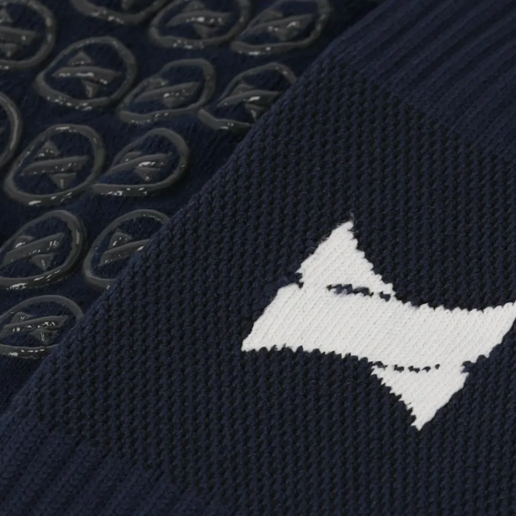 Voetbalkleding-Xtreme Sockswear Grip voetbalsokken navy 2-pack