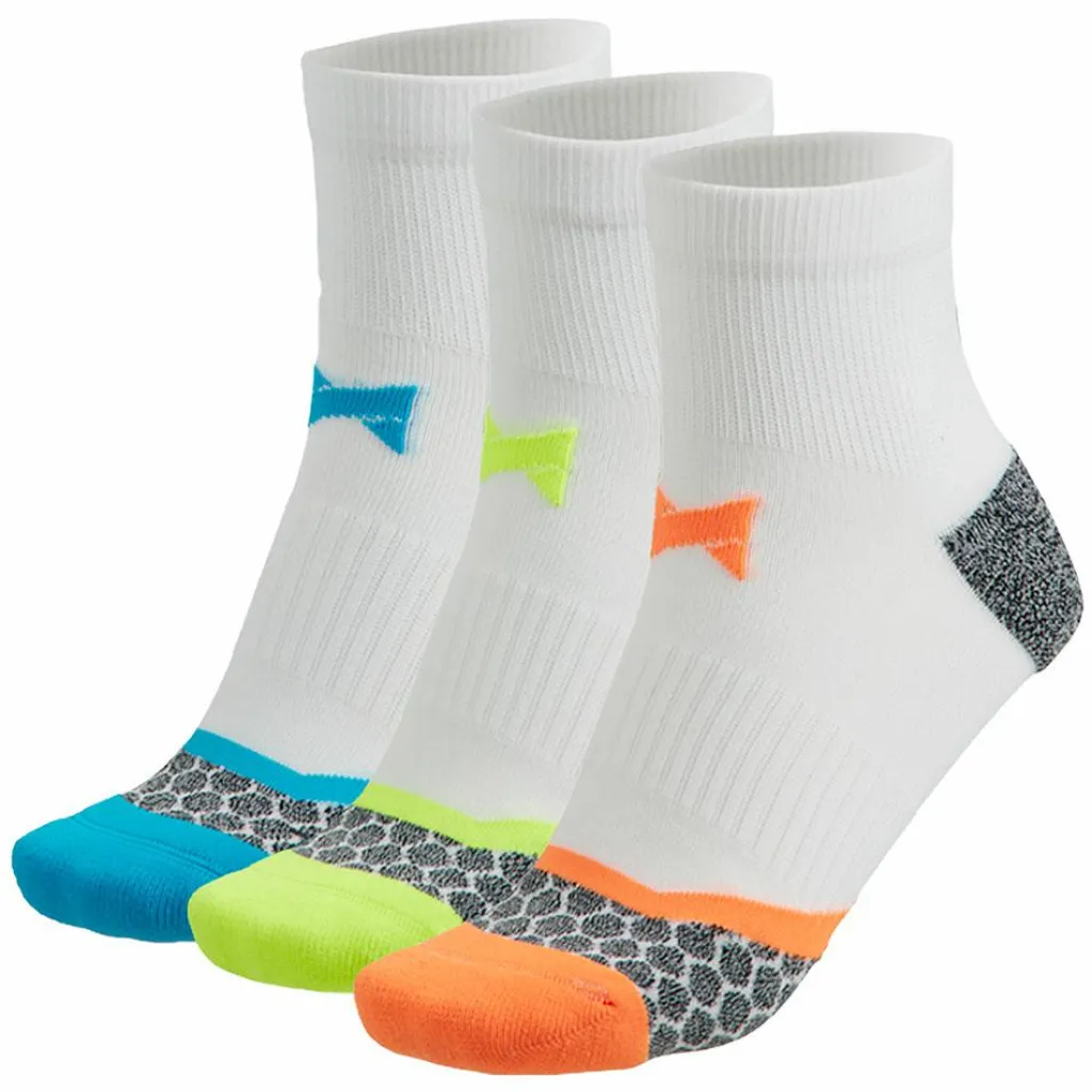 Xtreme Sockswear Hardloopsokken multi white 3-pack< Hardloopkleding