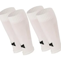 Xtreme Sockswear Pro Footless Soccer sleeves white 2-pack< Scheenbeschermers Voetbal