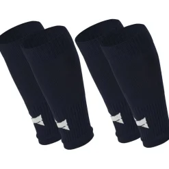 Xtreme Sockswear Pro Footless Soccer sleeves navy 2-pack< Scheenbeschermers Voetbal