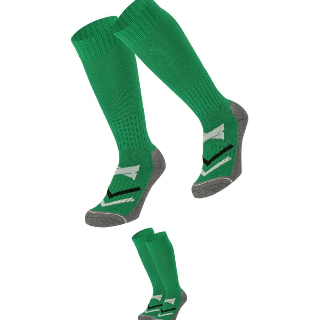Voetbalkleding-Xtreme Sockswear Pro Soccer voetbalsokken green 2-pack