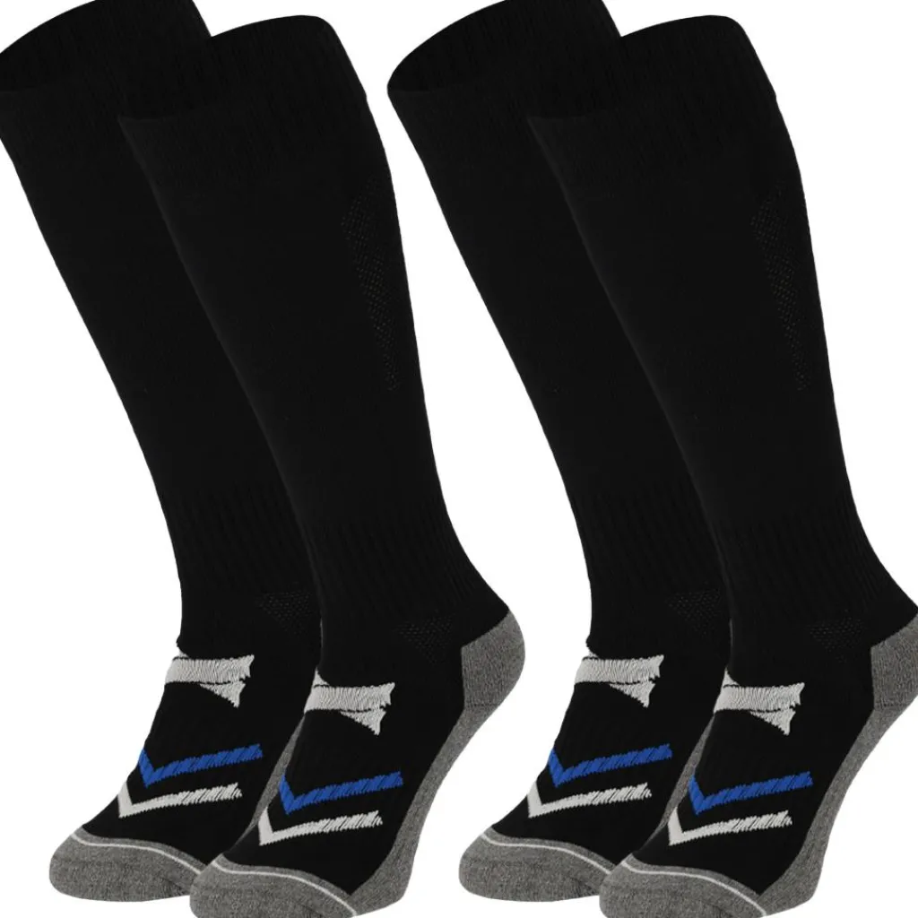 Xtreme Sockswear Pro Soccer voetbalsokken black 2-pack< Voetbalkleding