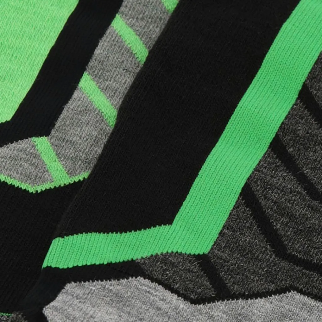 Skisokken|Snowboardsokken-Xtreme Sockswear snowboardsokken heren multi green 2-pack