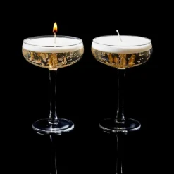 Overige Accessoires-Yes We Candle  Champagne kaars transparant