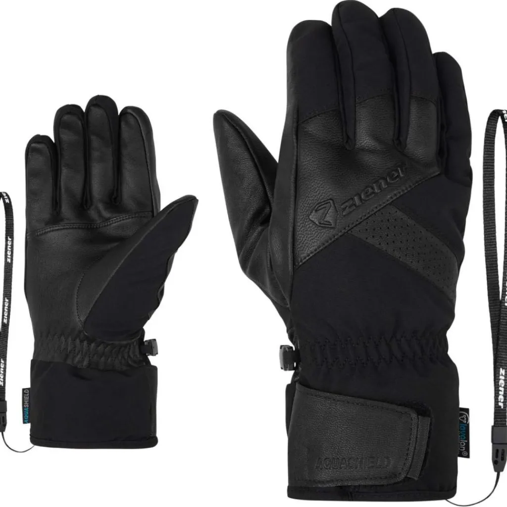 Handschoenen & Wanten|Wintersport-Ziener Getter-Z AS AW handschoenen heren black