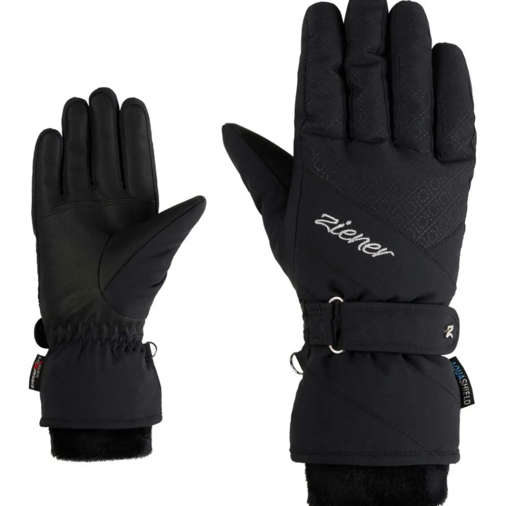 Handschoenen & Wanten|Wintersport-Ziener Kendri-Z PR handschoenen dames black